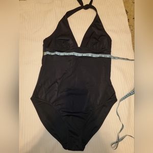 Gap black halter swimsuit xl